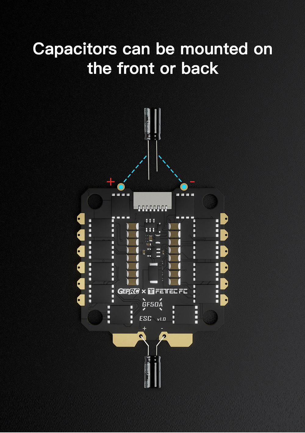 GEPRC-Fettec-G4-Alpha-Flugsteuerung-GF50A-50A-2-6S-4In1-ESC-DShot2400-Stack-Unterstuumltzung-DJI-Air-2013433-6